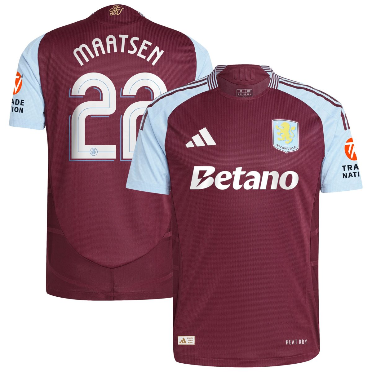 aston villa adidas home authentic shirt 2024-25 with maatsen 22 cup printing Collection | Aston Villa Shirts and Official Gear