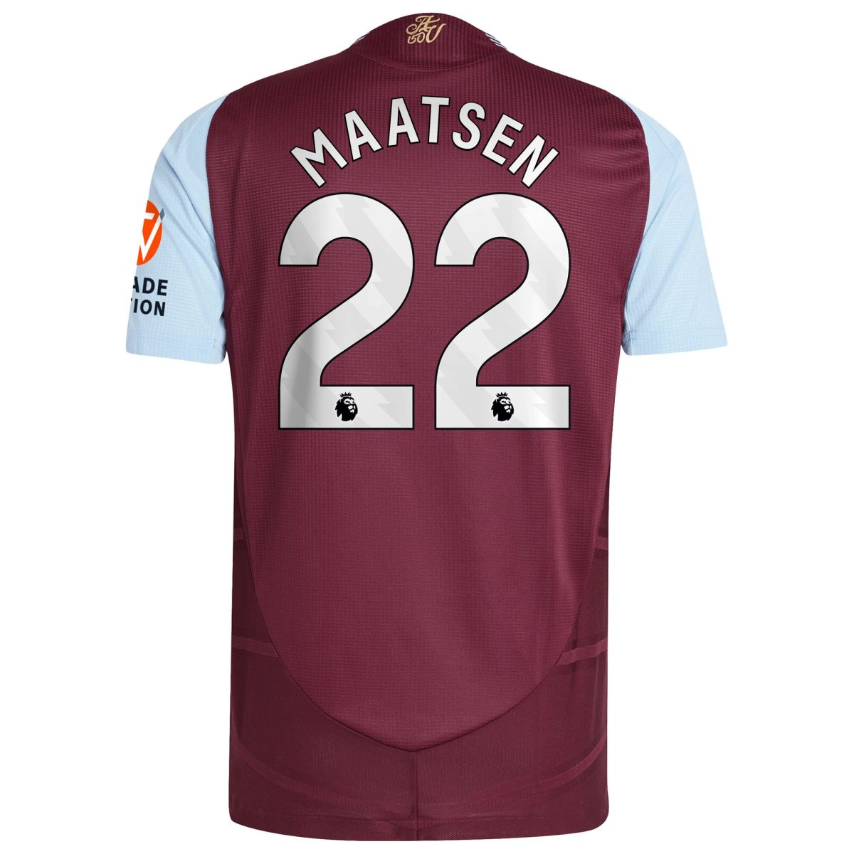 aston villa adidas home authentic shirt 2024-25 with maatsen 22 printing Collection | Aston Villa Shirts and Official Gear