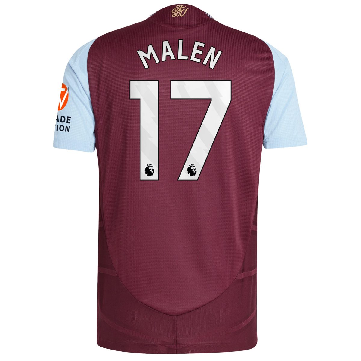 aston villa adidas home authentic shirt 2024-25 with malen 17 printing Collection | Aston Villa Shirts and Official Gear