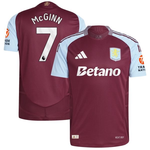 aston villa adidas home authentic shirt 2024-25 with mcginn 7 printing Collection | Aston Villa Shirts and Official Gear