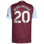aston villa adidas home authentic shirt 2024-25 with nedeljković 20 printing Collection | Aston Villa Shirts and Official Gear