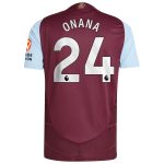 aston villa adidas home authentic shirt 2024-25 with onana 24 printing Collection | Aston Villa Shirts and Official Gear