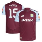 aston villa adidas home authentic shirt 2024-25 with parker 15 cup printing Collection | Aston Villa Shirts and Official Gear