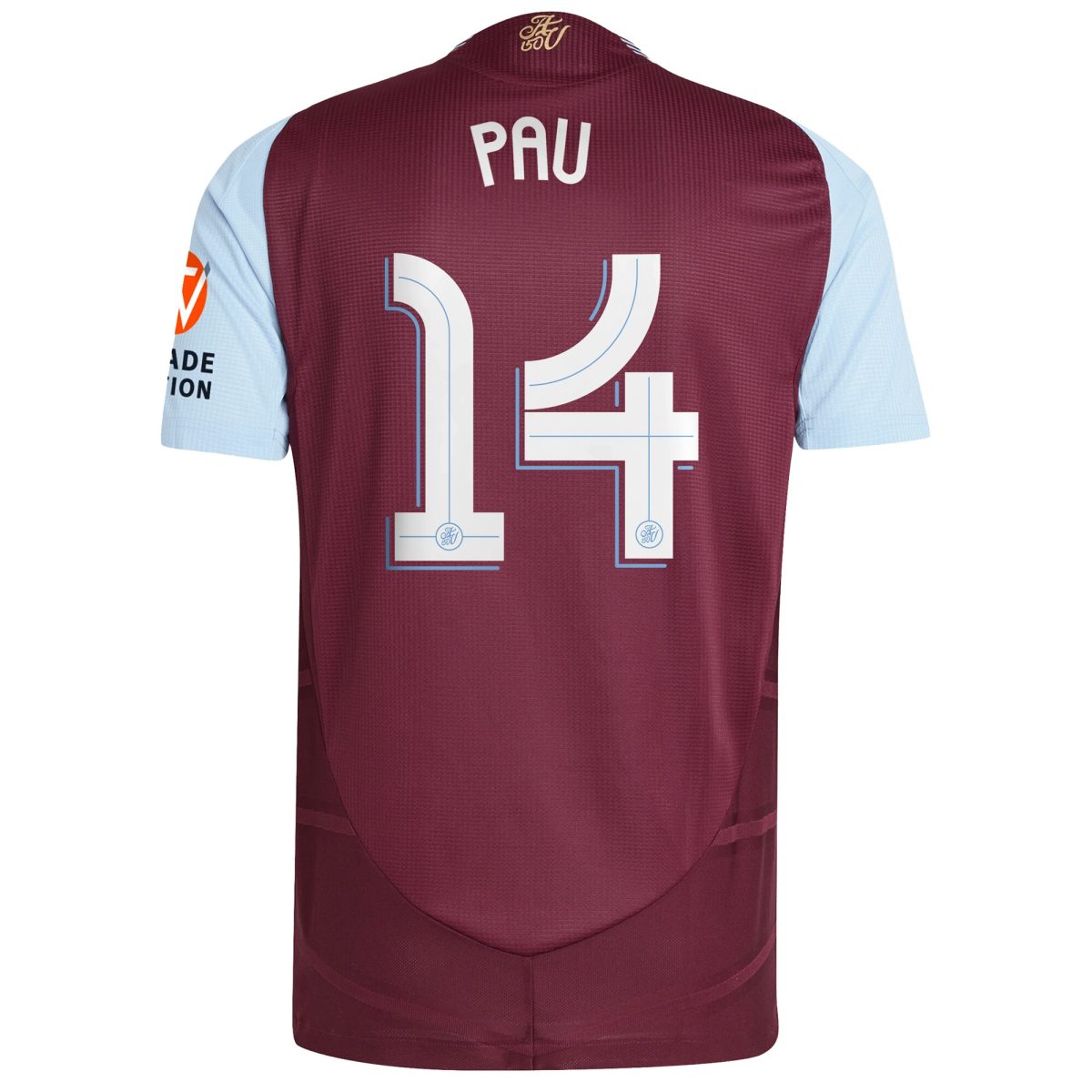 aston villa adidas home authentic shirt 2024-25 with pau 14 cup printing Collection | Aston Villa Shirts and Official Gear
