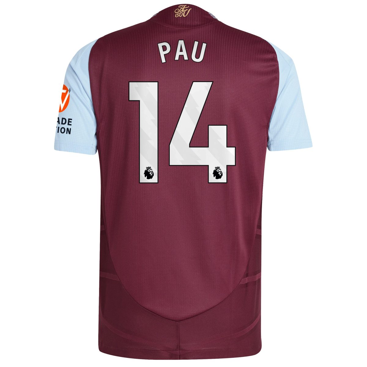 aston villa adidas home authentic shirt 2024-25 with pau 14 printing Collection | Aston Villa Shirts and Official Gear