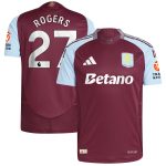 aston villa adidas home authentic shirt 2024-25 with rogers 27 printing Collection | Aston Villa Shirts and Official Gear