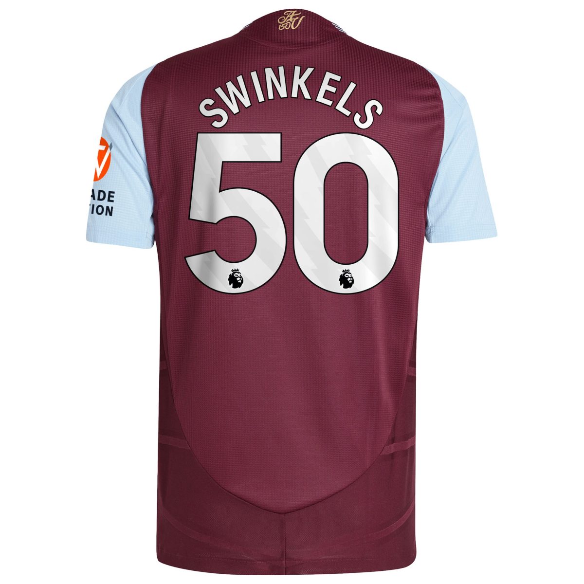 aston villa adidas home authentic shirt 2024-25 with swinkels 50 printing Collection | Aston Villa Shirts and Official Gear