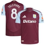 aston villa adidas home authentic shirt 2024-25 with tielemans 8 cup printing Collection | Aston Villa Shirts and Official Gear