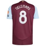 aston villa adidas home authentic shirt 2024-25 with tielemans 8 cup printing Collection | Aston Villa Shirts and Official Gear