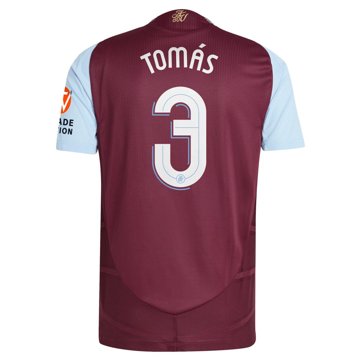 aston villa adidas home authentic shirt 2024-25 with tomás 3 cup printing Collection | Aston Villa Shirts and Official Gear