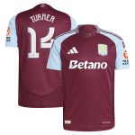 aston villa adidas home authentic shirt 2024-25 with turner 14 cup printing Collection | Aston Villa Shirts and Official Gear