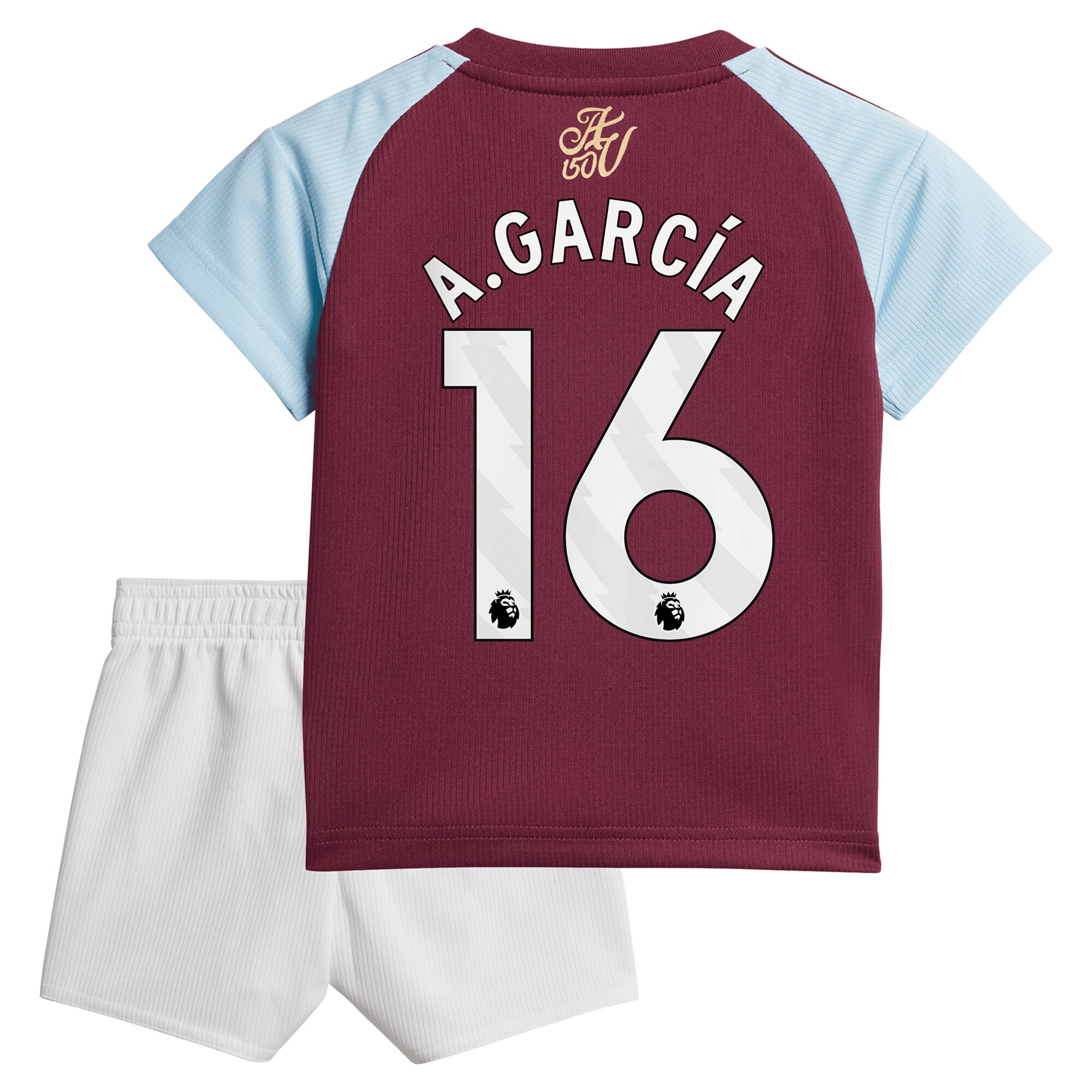 aston villa adidas home baby kit 2024-25 with a.garcía 16 printing Collection | Aston Villa Shirts and Official Gear