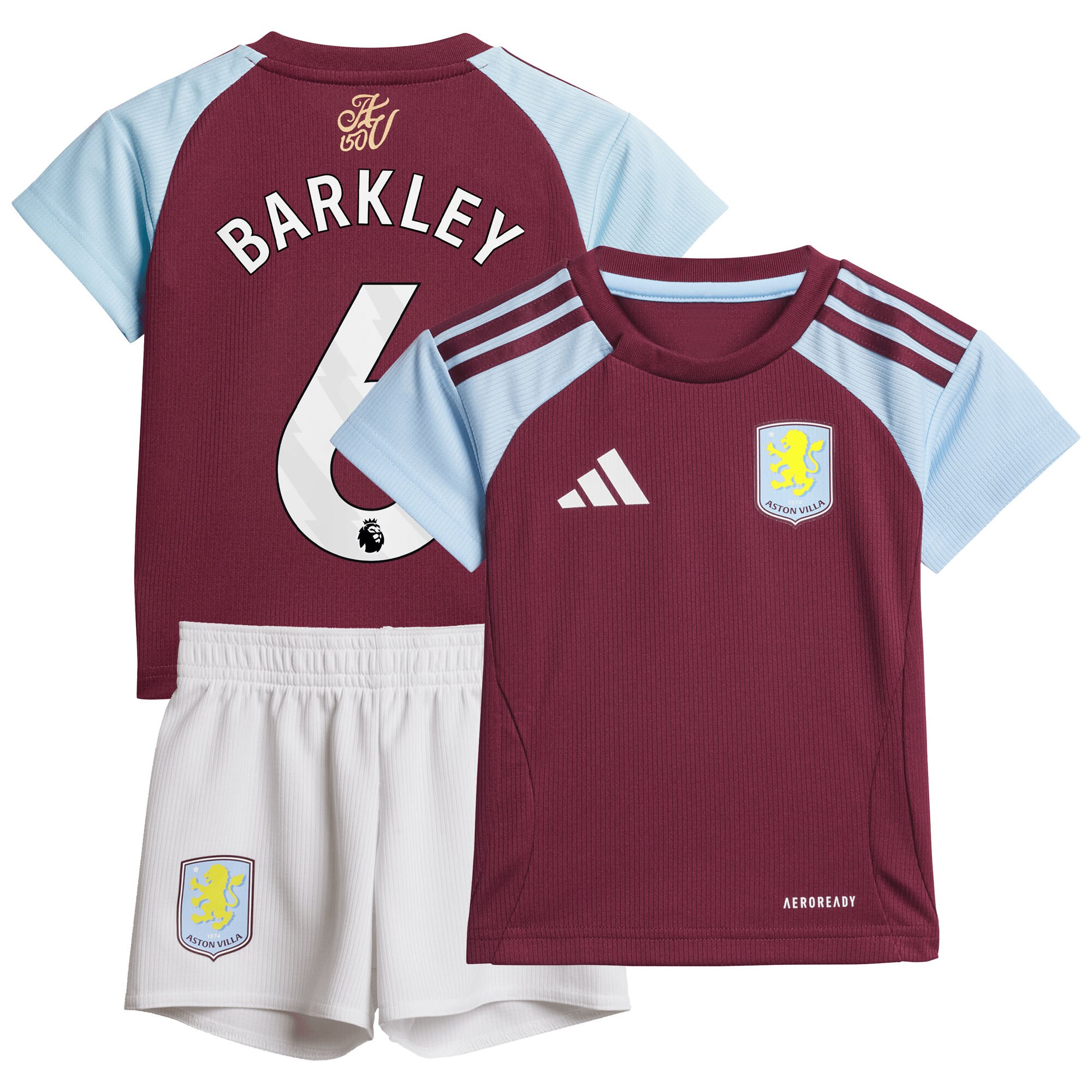 aston villa adidas home baby kit 2024-25 with barkley 6 printing Collection | Aston Villa Shirts and Official Gear