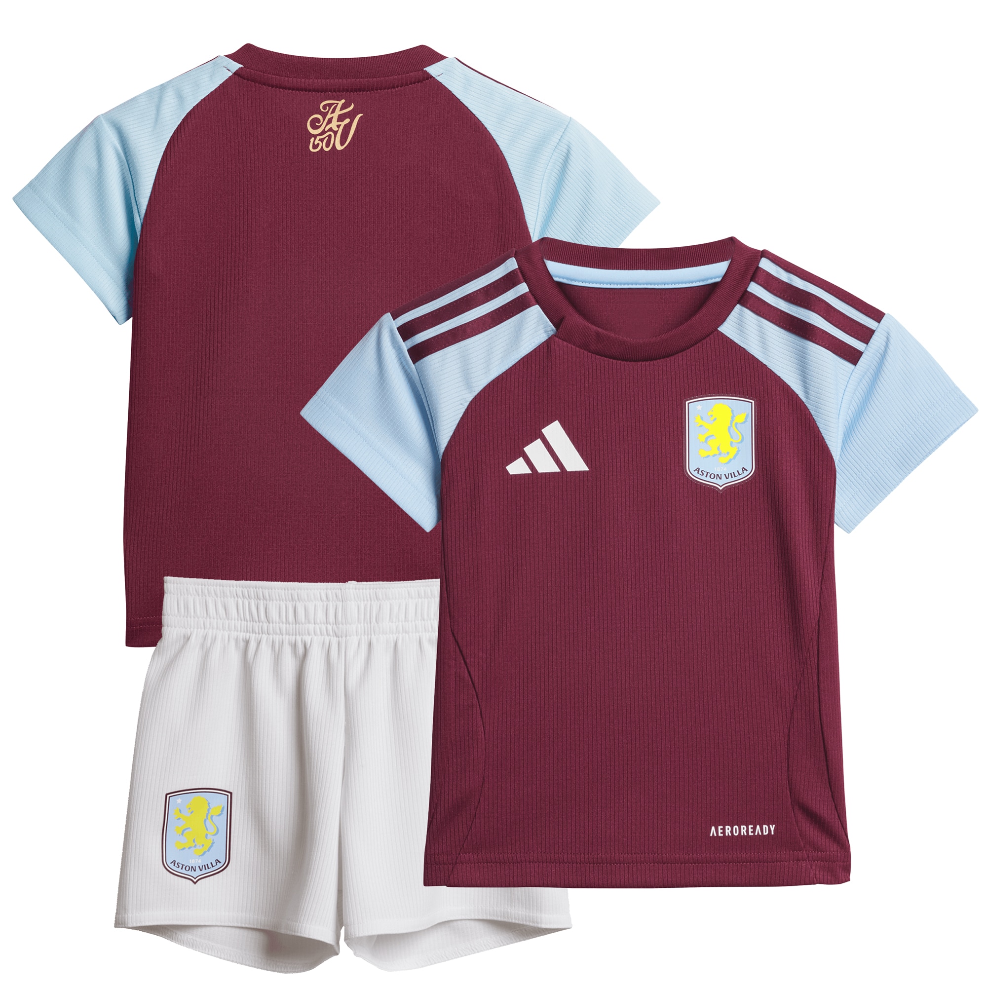 aston villa adidas home baby kit 2024-25 with custom printing Collection | Aston Villa Shirts and Official Gear
