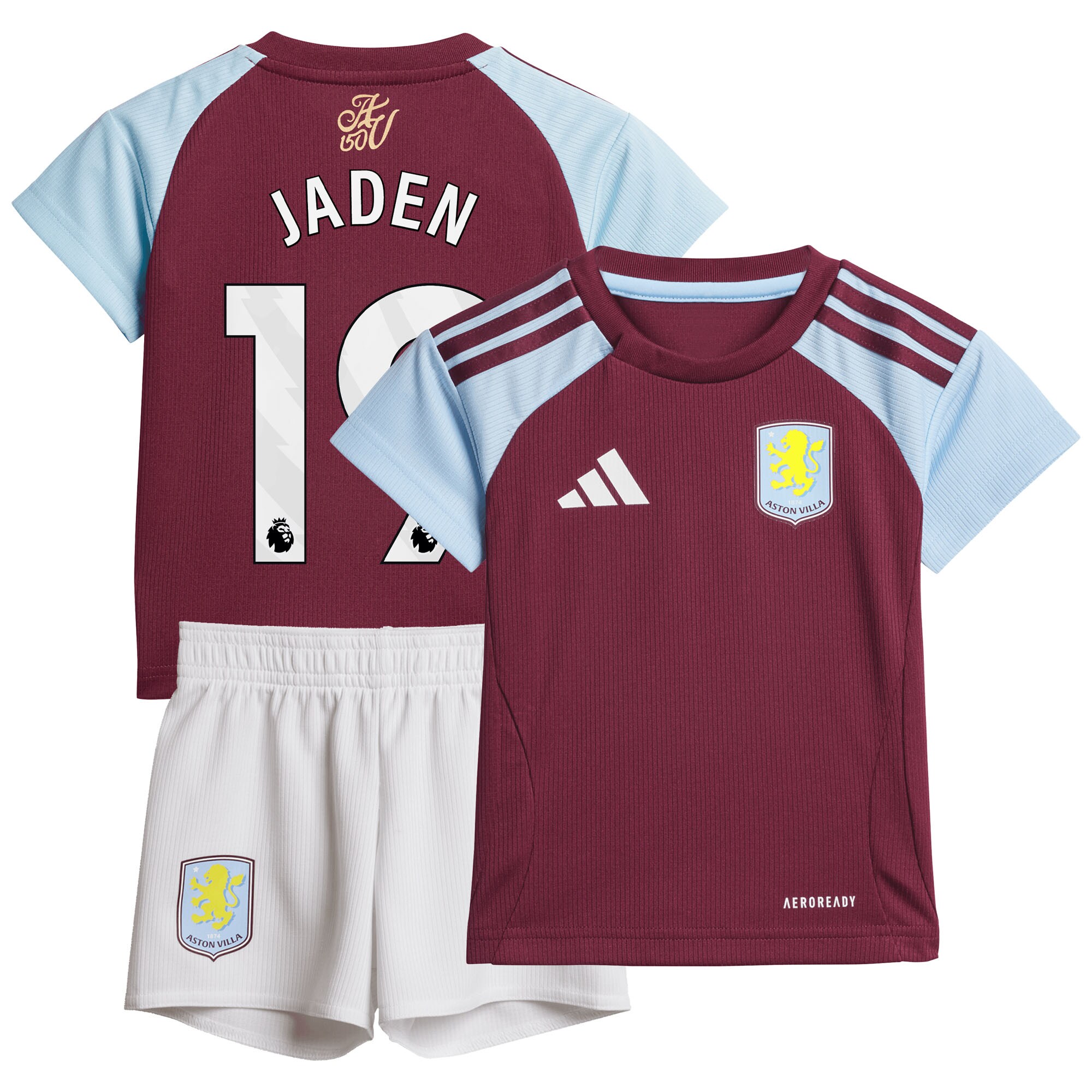 aston villa adidas home baby kit 2024-25 with jaden 19 printing Collection | Aston Villa Shirts and Official Gear