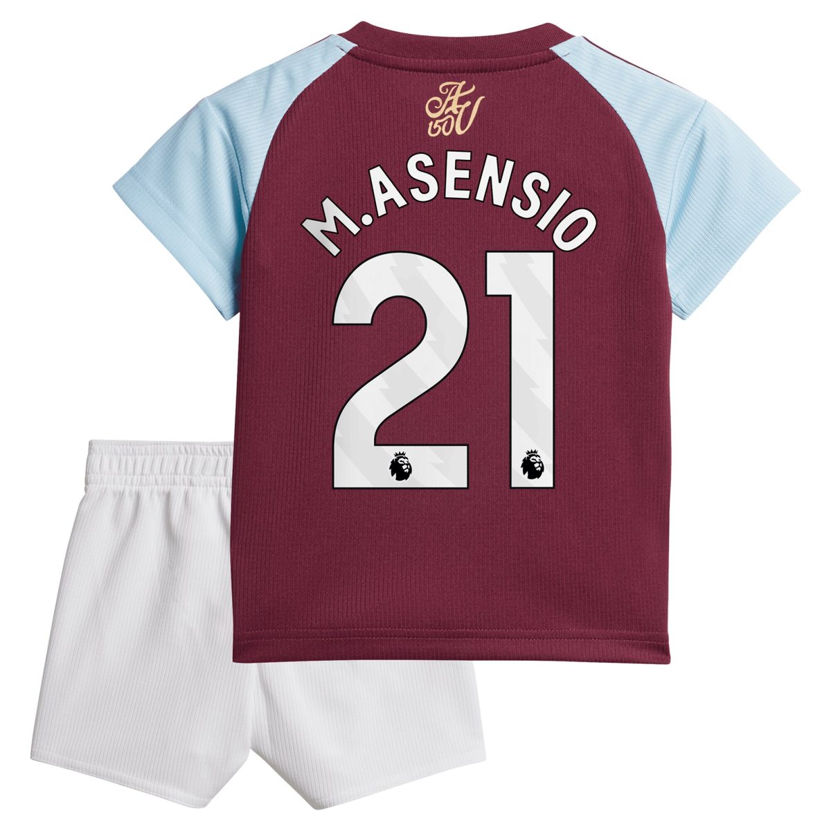aston villa adidas home baby kit 2024-25 with m.asensio 21 printing Collection | Aston Villa Shirts and Official Gear