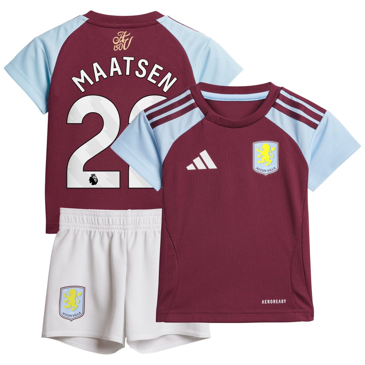 aston villa adidas home baby kit 2024-25 with maatsen 22 printing Collection | Aston Villa Shirts and Official Gear