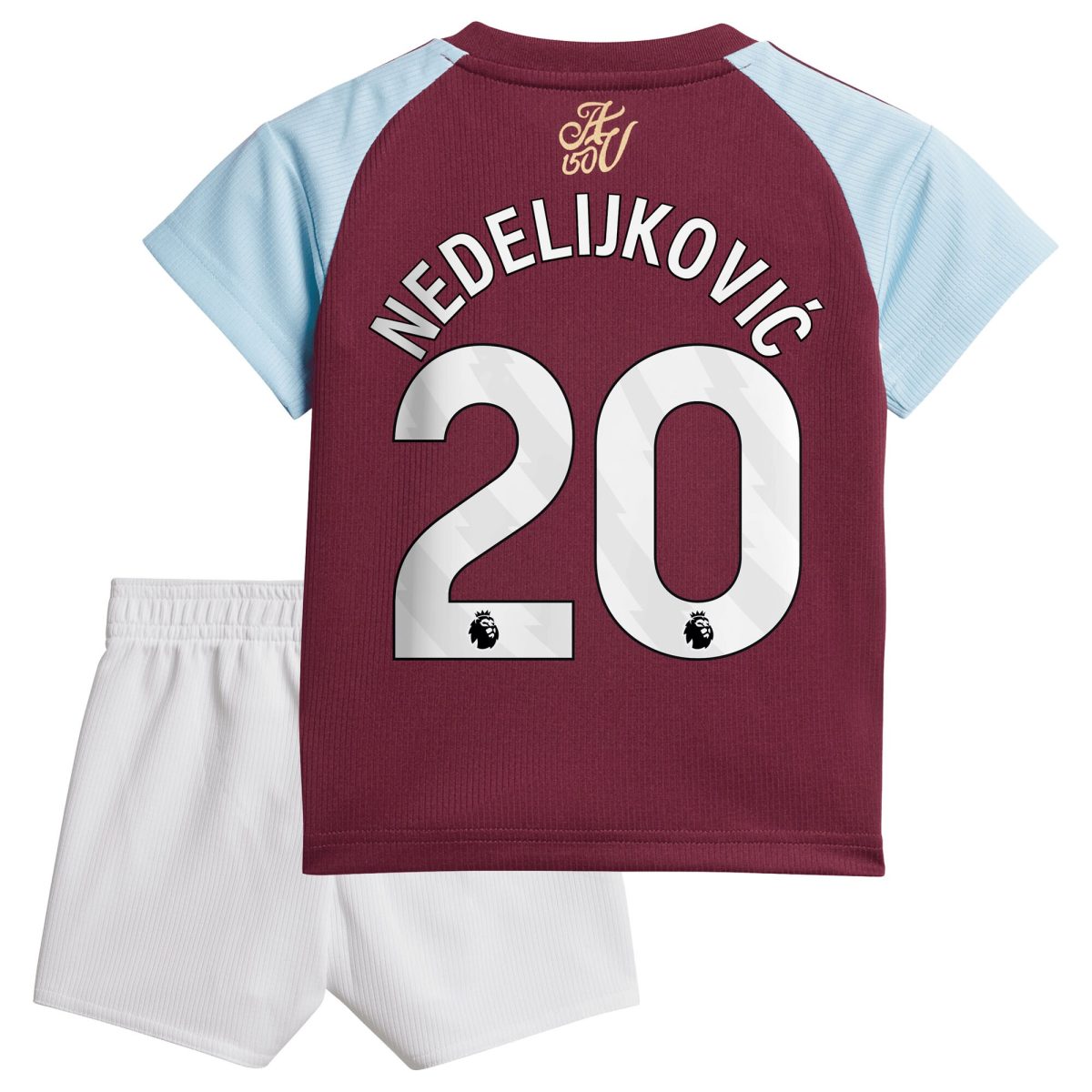 aston villa adidas home baby kit 2024-25 with nedeljković 20 printing Collection | Aston Villa Shirts and Official Gear