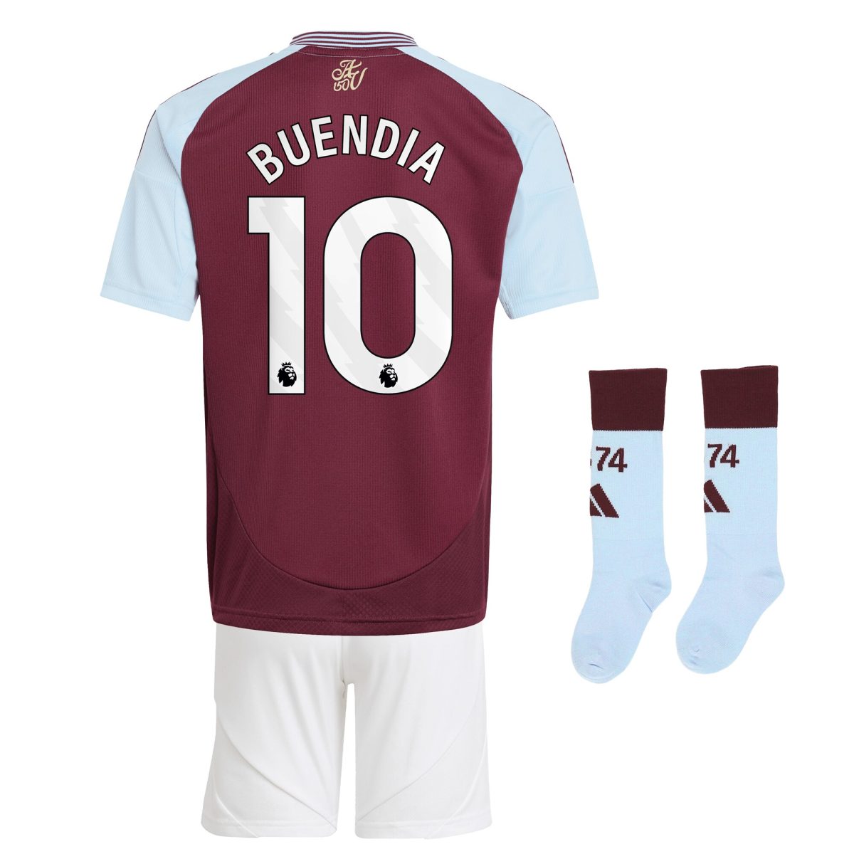aston villa adidas home mini kit 2024-25 with buendia 10 printing Collection | Aston Villa Shirts and Official Gear