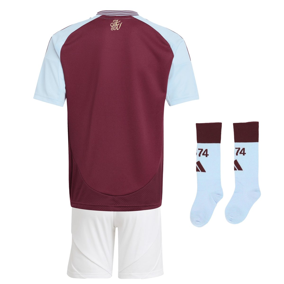 aston villa adidas home mini kit 2024-25 with custom printing Collection | Aston Villa Shirts and Official Gear