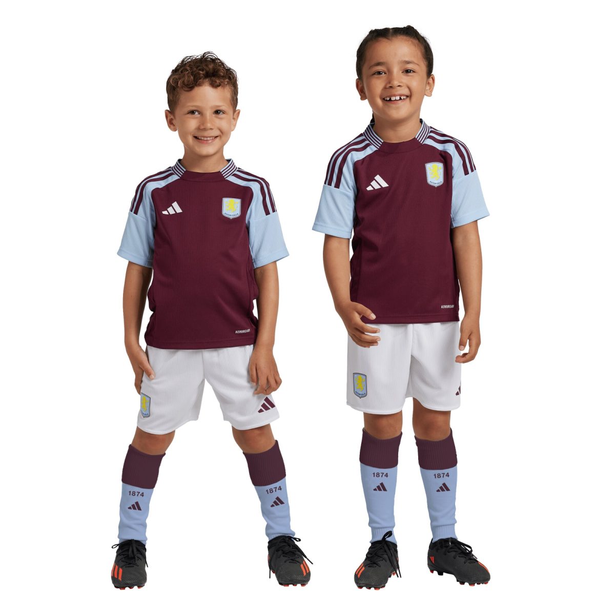 aston villa adidas home mini kit 2024-25 with custom printing Collection | Aston Villa Shirts and Official Gear