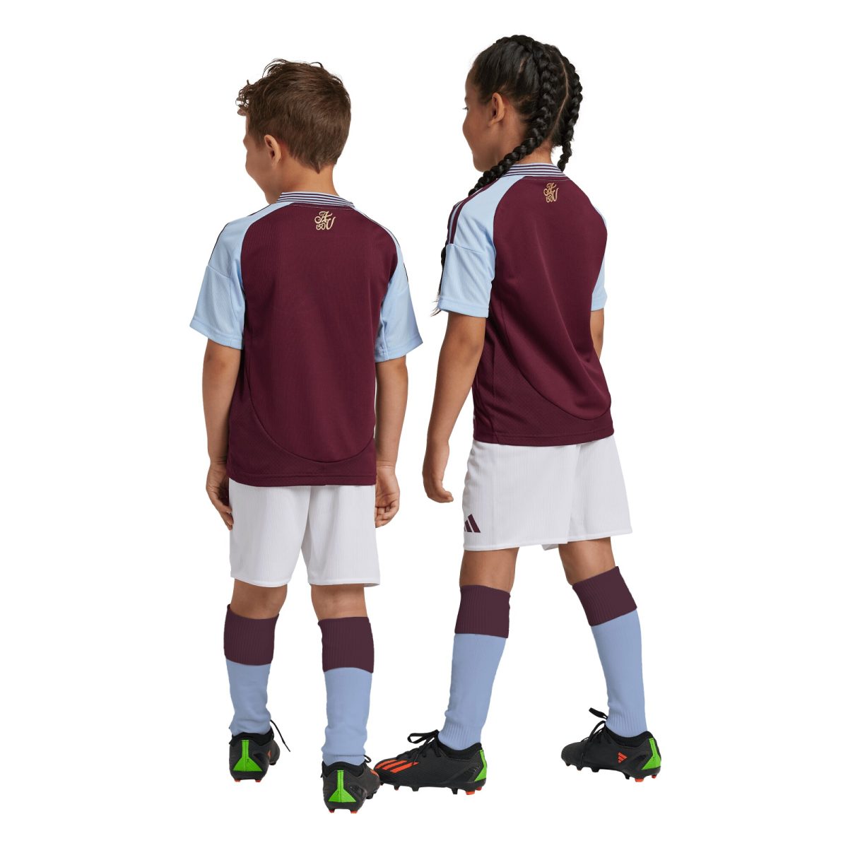 aston villa adidas home mini kit 2024-25 with custom printing Collection | Aston Villa Shirts and Official Gear