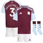 aston villa adidas home mini kit 2024-25 with diego carlos 3 printing Collection | Aston Villa Shirts and Official Gear