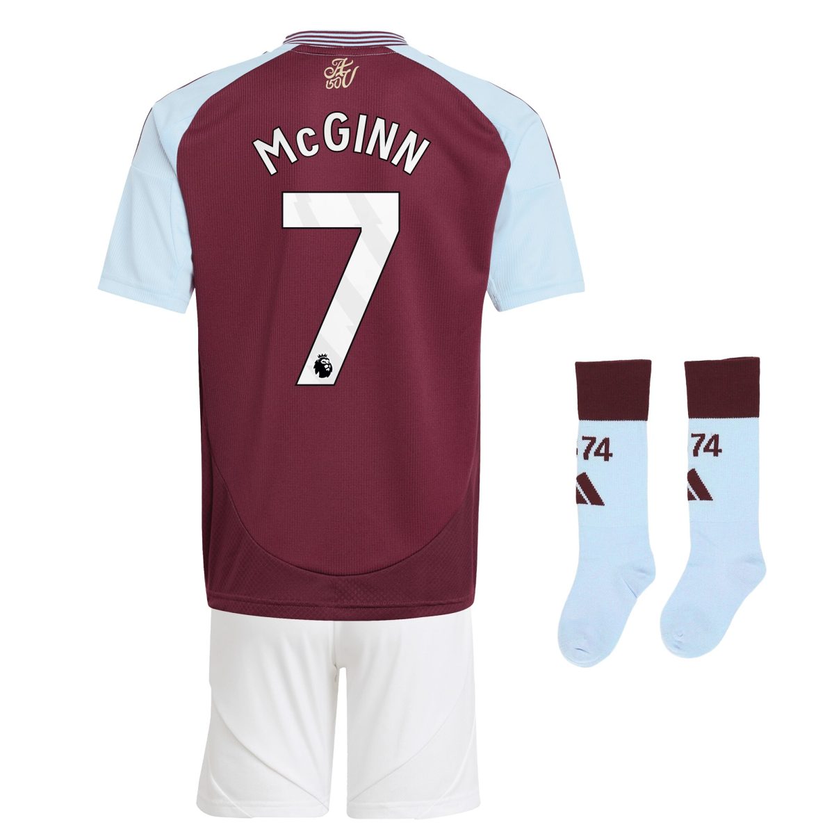 aston villa adidas home mini kit 2024-25 with mcginn 7 printing Collection | Aston Villa Shirts and Official Gear