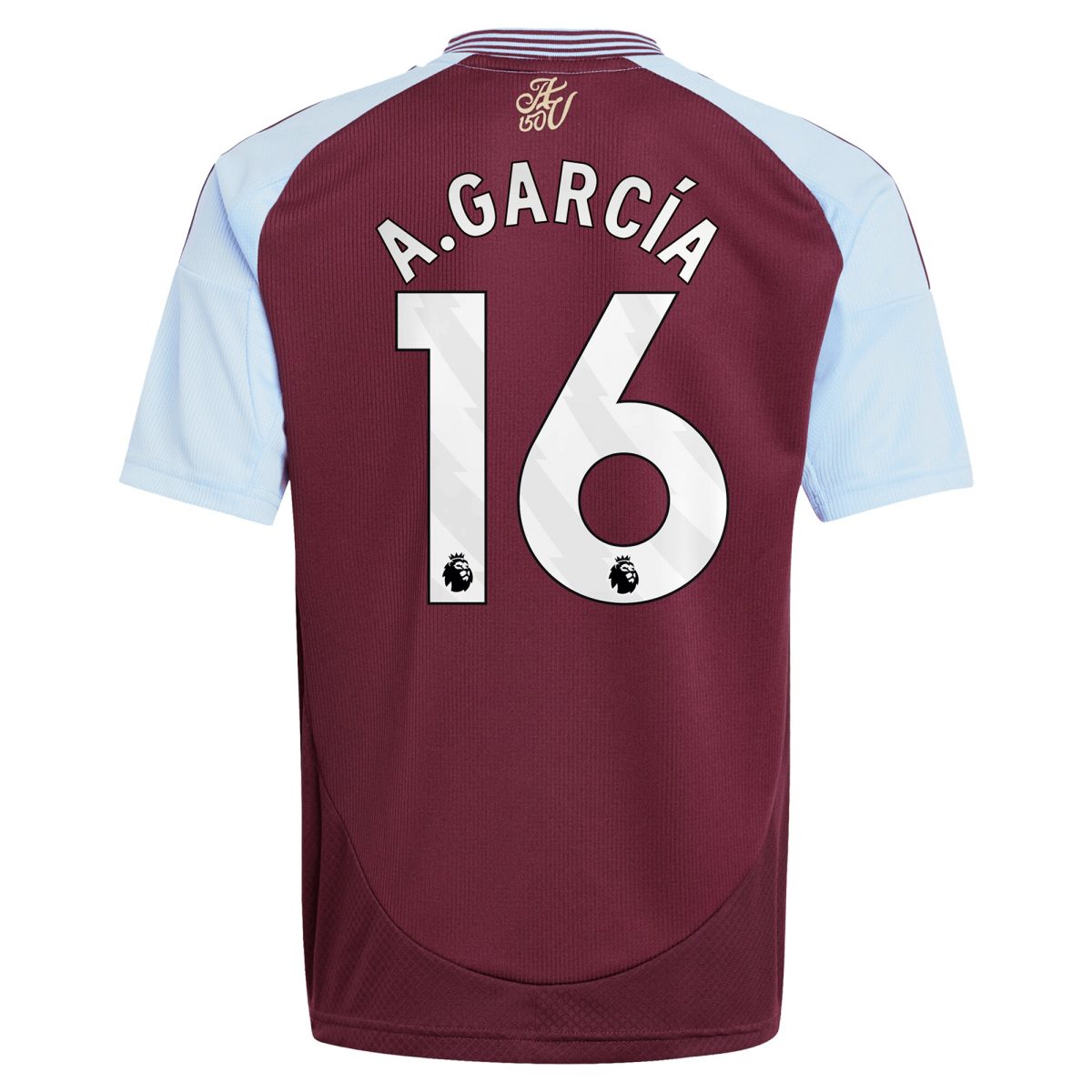 aston villa adidas home shirt 2024-25 – kids with a.garcía 16 printing Collection | Aston Villa Shirts and Official Gear