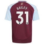 aston villa adidas home shirt 2024-25 – kids with bailey 31 printing Collection | Aston Villa Shirts and Official Gear