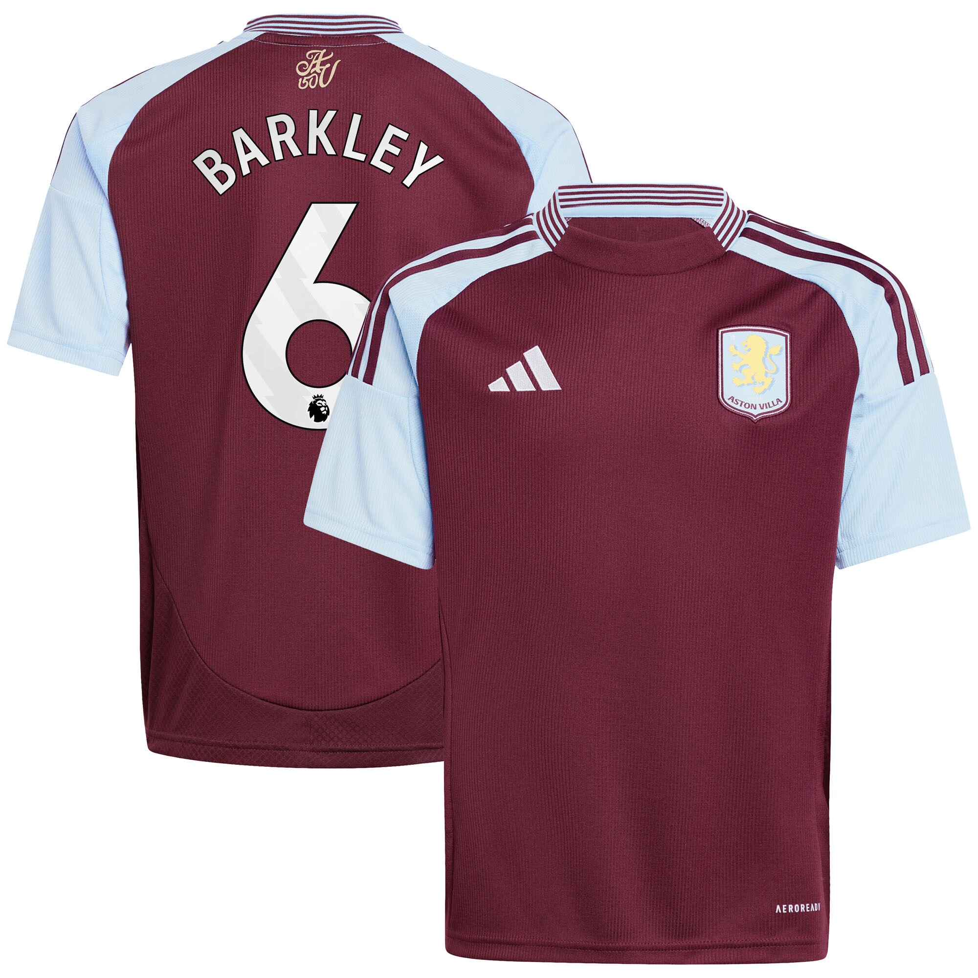aston villa adidas home shirt 2024-25 – kids with barkley 6 printing Collection | Aston Villa Shirts and Official Gear