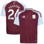 aston villa adidas home shirt 2024-25 – kids with bogarde 26 printing Collection | Aston Villa Shirts and Official Gear