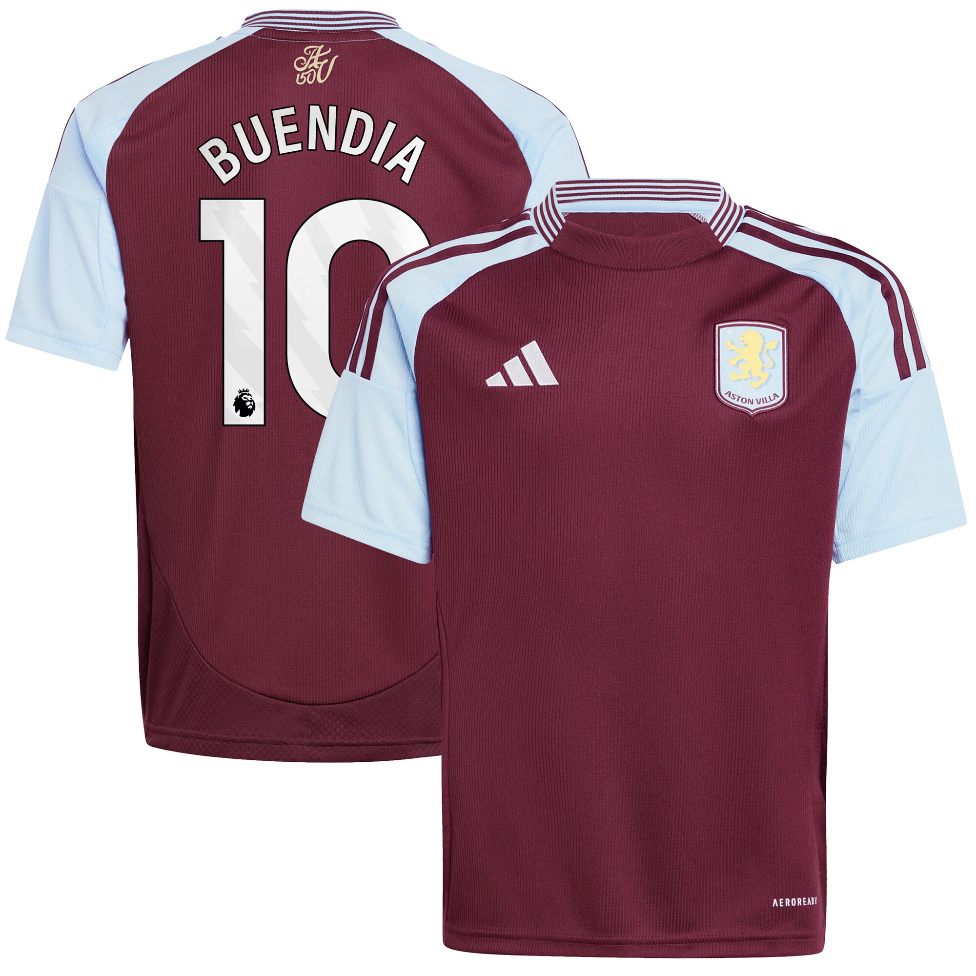 aston villa adidas home shirt 2024-25 – kids with buendia 10 printing Collection | Aston Villa Shirts and Official Gear