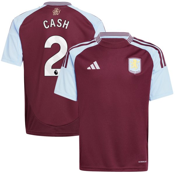 aston villa adidas home shirt 2024-25 – kids with cash 2 printing Collection | Aston Villa Shirts and Official Gear