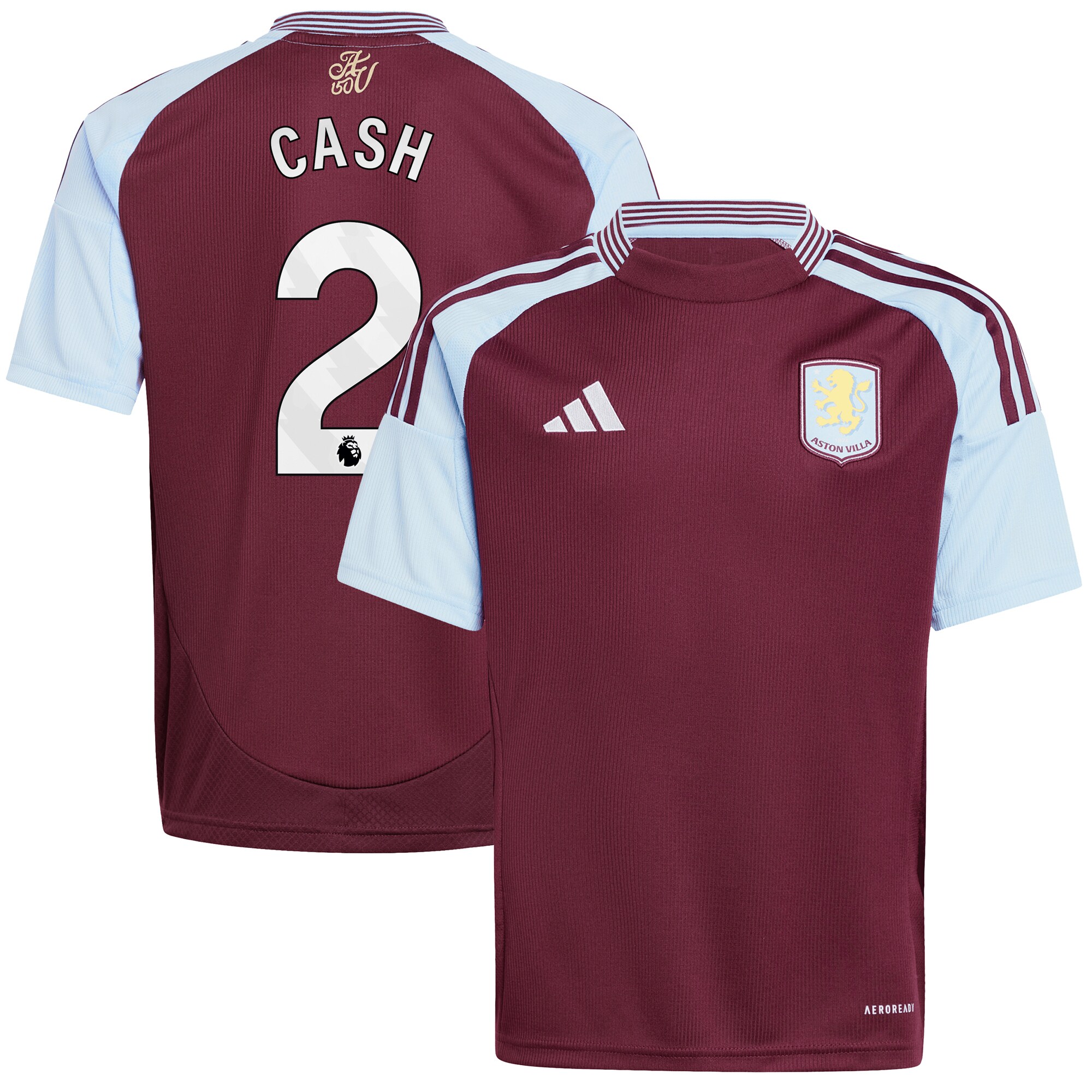 aston villa adidas home shirt 2024-25 – kids with cash 2 printing Collection | Aston Villa Shirts and Official Gear