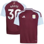 aston villa adidas home shirt 2024-25 – kids with hause 30 printing Collection | Aston Villa Shirts and Official Gear