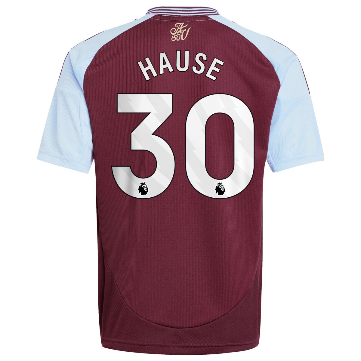 aston villa adidas home shirt 2024-25 – kids with hause 30 printing Collection | Aston Villa Shirts and Official Gear