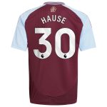 aston villa adidas home shirt 2024-25 – kids with hause 30 printing Collection | Aston Villa Shirts and Official Gear