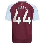 aston villa adidas home shirt 2024-25 – kids with kamara 44 printing Collection | Aston Villa Shirts and Official Gear