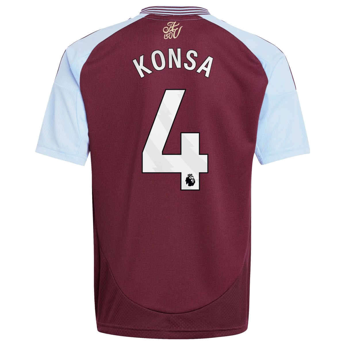 aston villa adidas home shirt 2024-25 – kids with konsa 4 printing Collection | Aston Villa Shirts and Official Gear