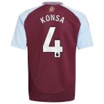 aston villa adidas home shirt 2024-25 – kids with konsa 4 printing Collection | Aston Villa Shirts and Official Gear