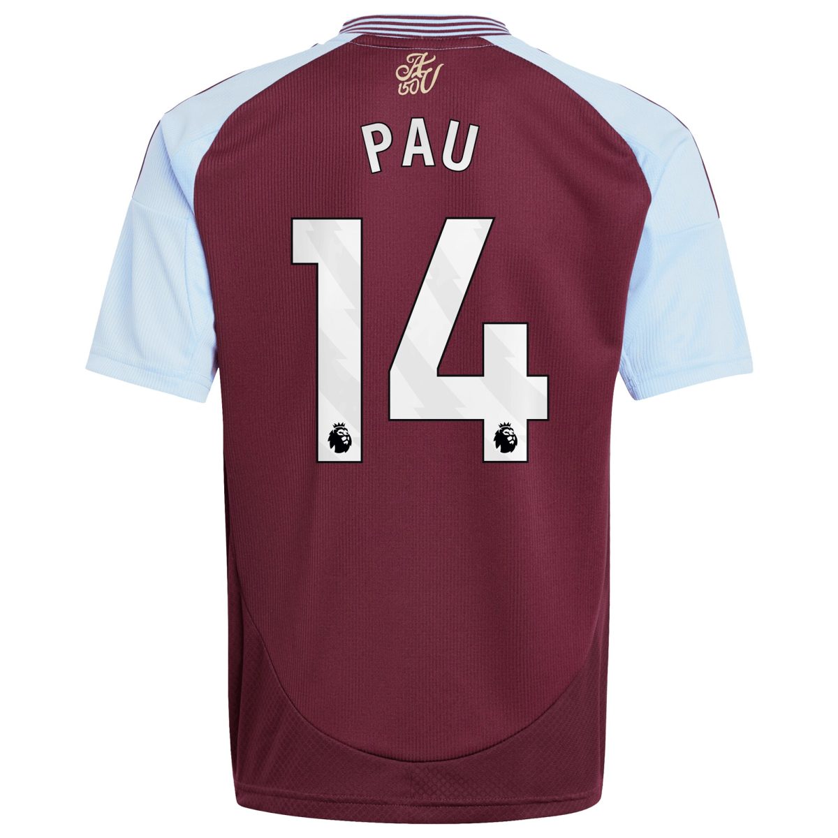 aston villa adidas home shirt 2024-25 – kids with pau 14 printing Collection | Aston Villa Shirts and Official Gear