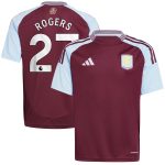 aston villa adidas home shirt 2024-25 – kids with rogers 27 printing Collection | Aston Villa Shirts and Official Gear