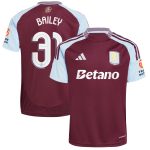 aston villa adidas home shirt 2024-25 with bailey 31 cup printing Collection | Aston Villa Shirts and Official Gear
