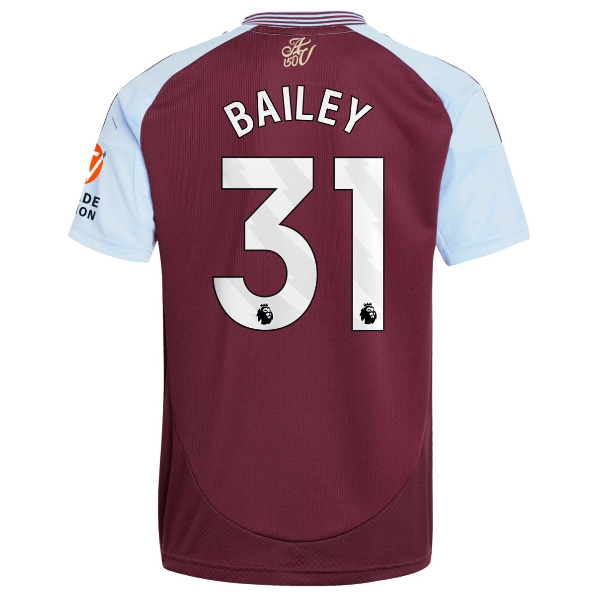 aston villa adidas home shirt 2024-25 with bailey 31 printing Collection | Aston Villa Shirts and Official Gear