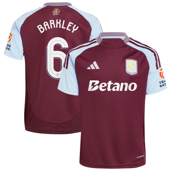aston villa adidas home shirt 2024-25 with barkley 6 cup printing Collection | Aston Villa Shirts and Official Gear