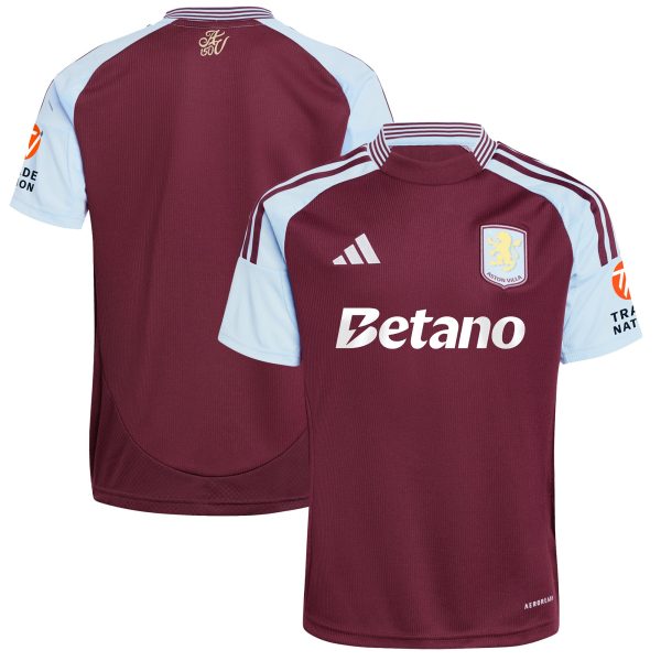 aston villa adidas home shirt 2024-25 with custom printing Collection | Aston Villa Shirts and Official Gear
