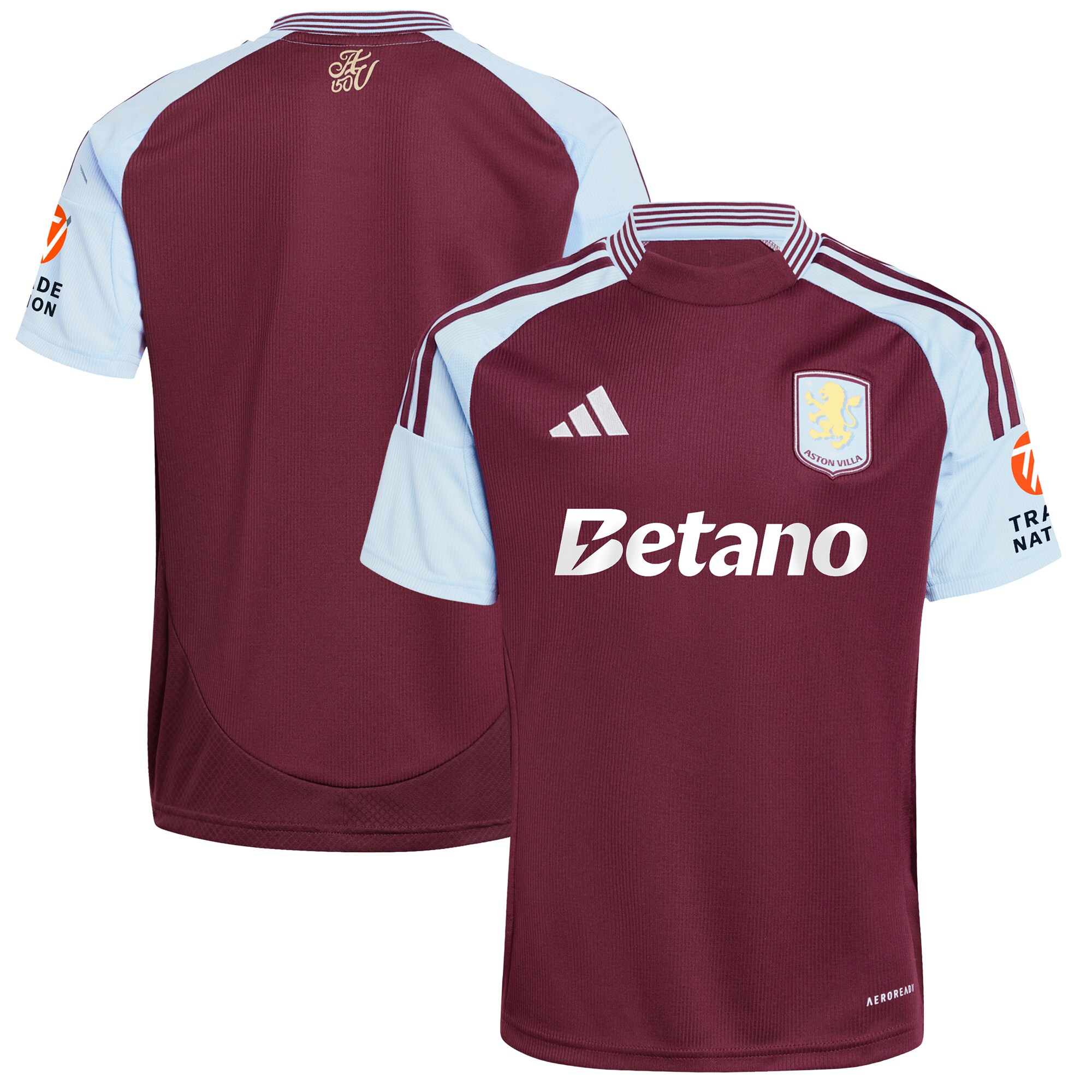 aston villa adidas home shirt 2024-25 with custom printing Collection | Aston Villa Shirts and Official Gear