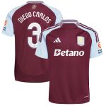 aston villa adidas home shirt 2024-25 with diego carlos 3 cup printing Collection | Aston Villa Shirts and Official Gear