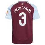 aston villa adidas home shirt 2024-25 with diego carlos 3 cup printing Collection | Aston Villa Shirts and Official Gear